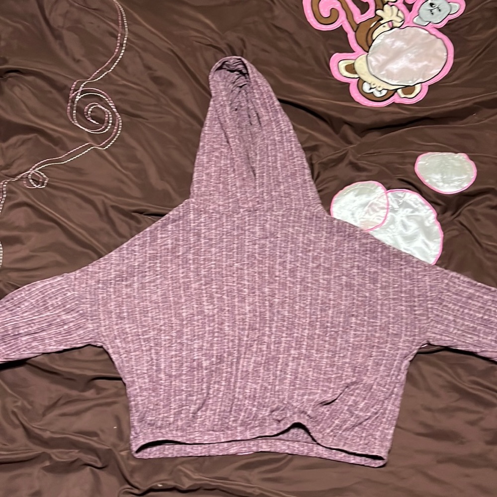 belly shirt with hood never worn it before brand new